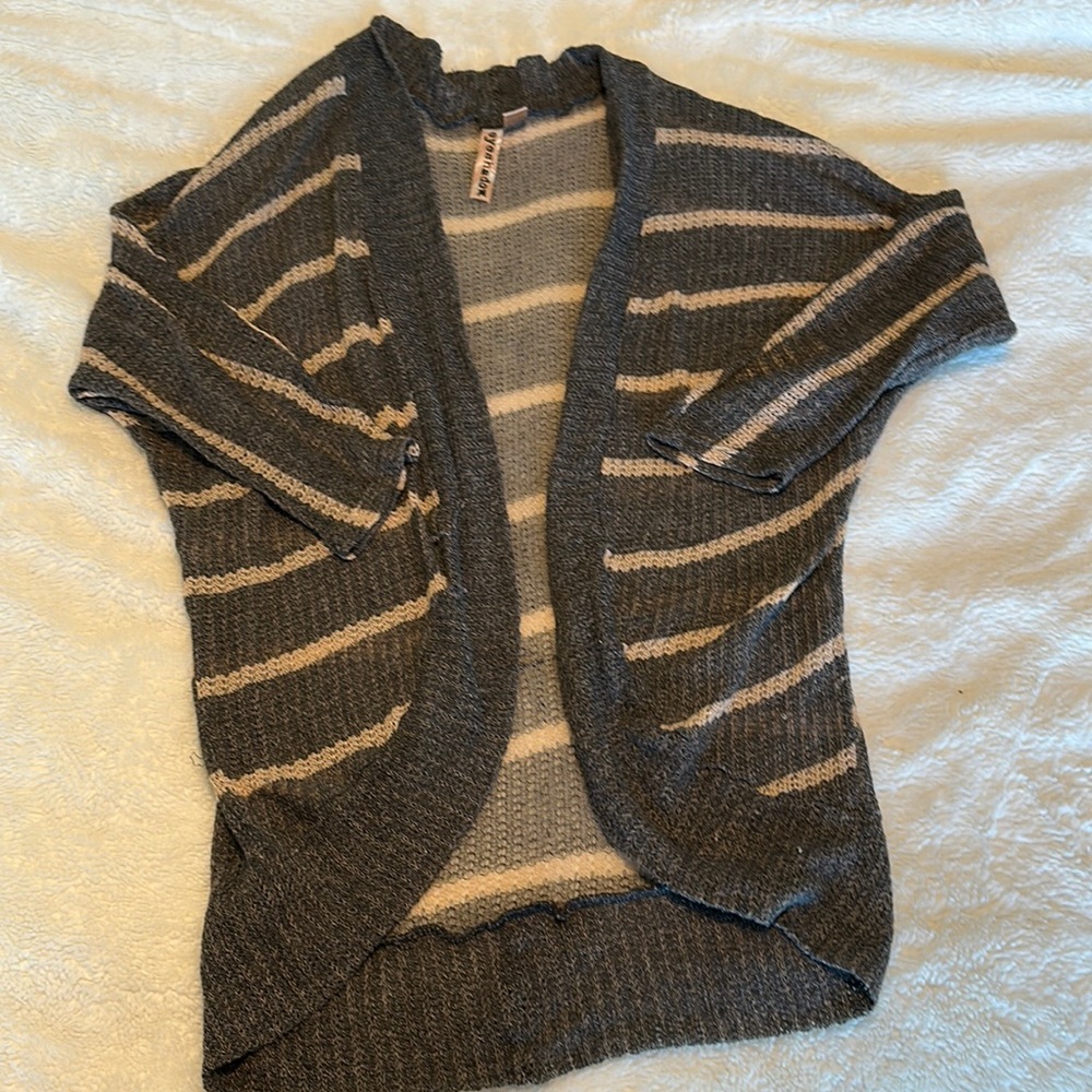 Striped cardigan